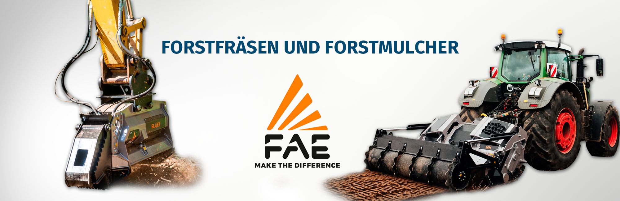 Forstfräsen und Forstmulcher von FAE